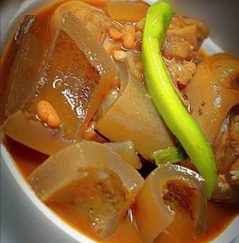 Balbacua with a long green chili